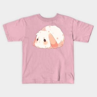 Kawaii Lazy anime chibi bunny cute rabbit Kids T-Shirt